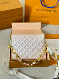 L Pearl White Bag