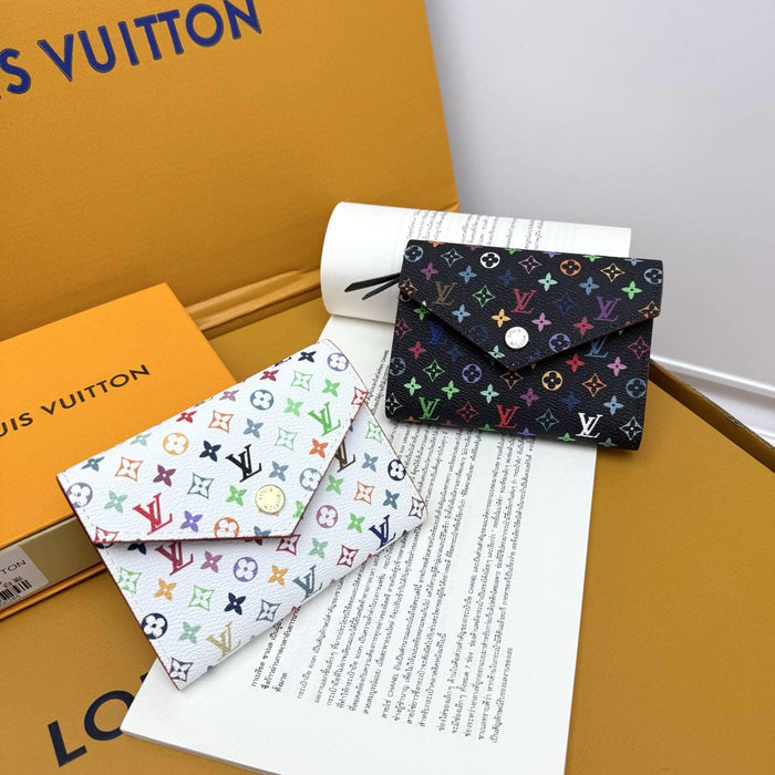 L Wallet B&W/ Rainbow