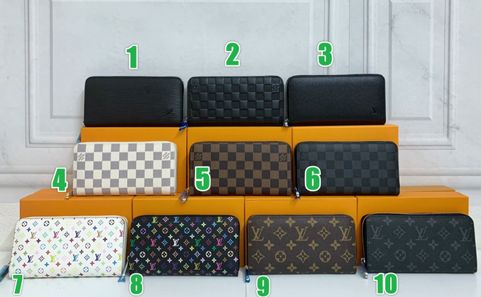 L Zip Wallets 1-10