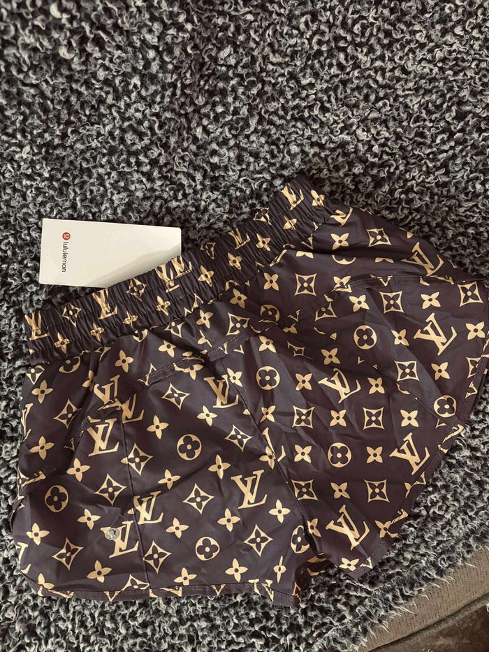 🍋 Lu Boujee Mono Shorts Brown