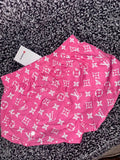 🍋 Lu Boujee Mono Shorts Pink