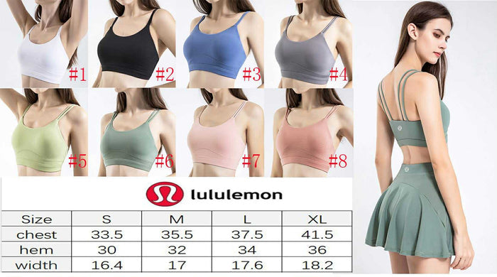 🍋 Lu Sport Bra 1-8