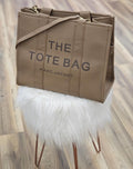 MJ Tote Bag Large Tan