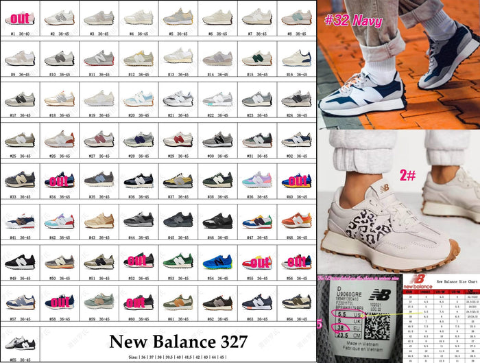 NB tennis shoes All Colors