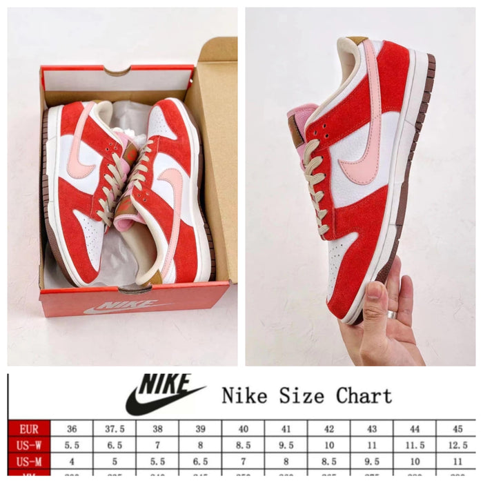 NKE Valentines Dunks Pink/Red/White