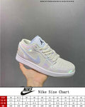NKE White Iridescent Sneaker