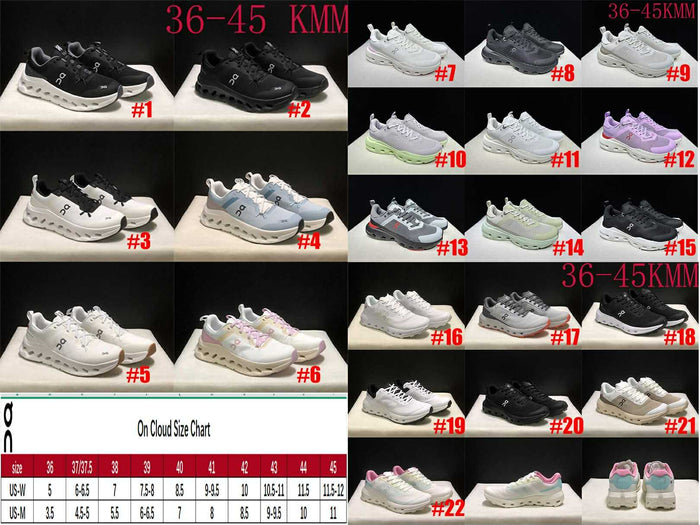 On C Cloud Sneakers 1-6