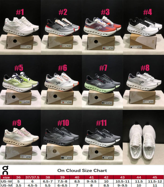 On C Shoes Styles 1-8