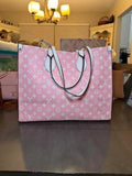 Pink LV Tote Bag