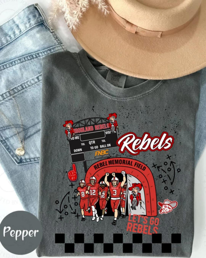 Rebel custom tee
