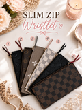 Slim zip pouch