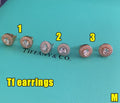 T Earrings Halo