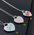 T Love Heart Necklace