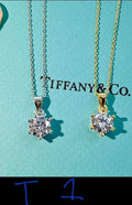 T Necklace Solitaire