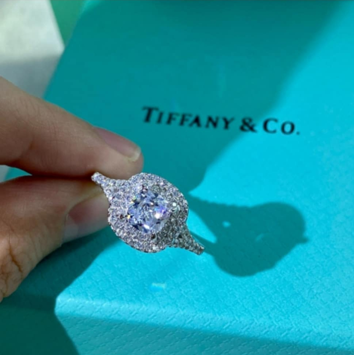 T&C Ring Halo Cushion Cut 2