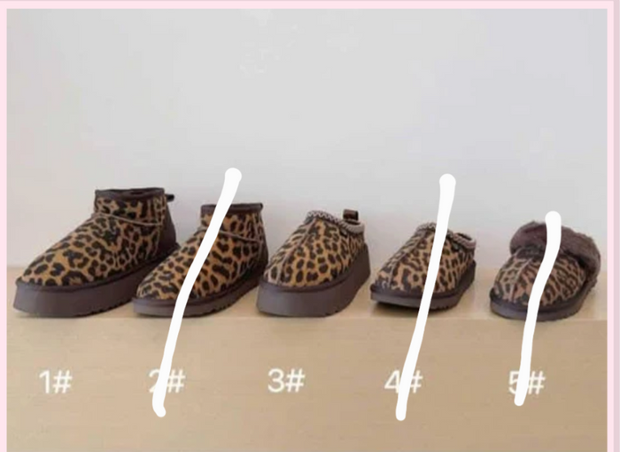 U Leopard Platform Slip-On Boot 2